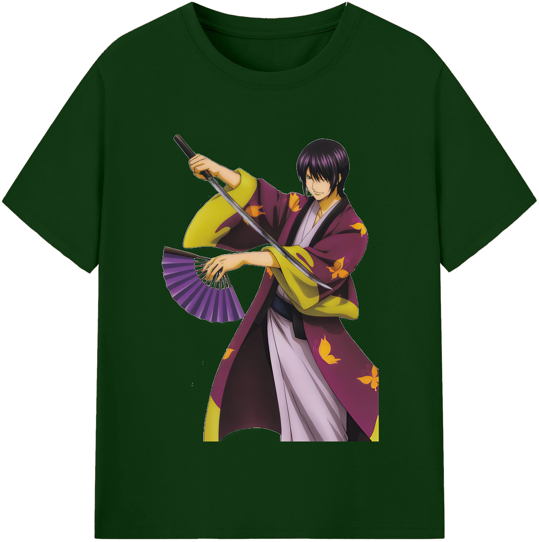（画像用） ぎんたま 坂田銀時（さかたぎんとき） 神楽 志村新八（しむら しんぱち） GINTAMA Sakata Gintoki Kagura Shimura Shinpachi 綿100％半袖Tシャツ（フロントプリント）